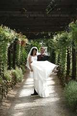 Hawkesyard Estate Staffordshire Wedding Venue Bridal Walkway