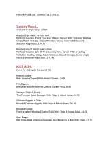 Pricelists of Bistro Restaurant at Salterns Hotel