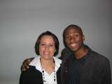 Chrizette with successful student Sibusiso, trading as fund manager for his own investment company.