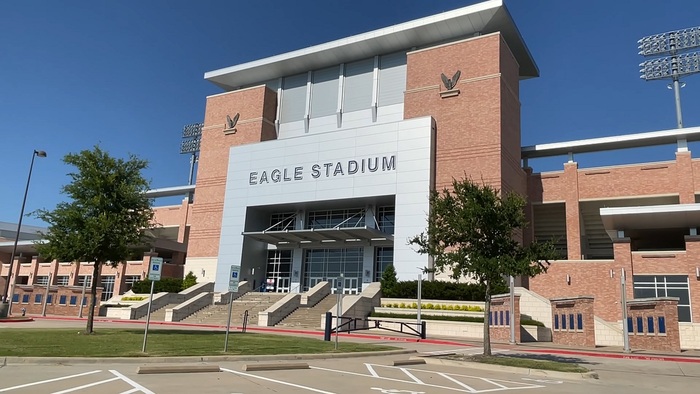Eagle Stadium at 4 minutes drive to the north of All Smiles Dentistry Allen, Texas of All Smiles Dentistry 604 West Bethany Suite 210 - Photo 3 of 6