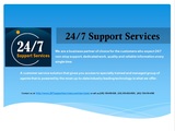 Pricelists of 24/7 Support Services