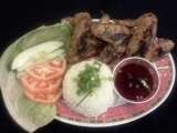 BBQ Chicken Wing Platter Vietnamese Express Cafe 531 Us Highway 1 