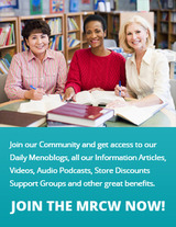 Three women sitting in library with books and notepads (selective focus) Menopause Resource Centre Levels 20 & 21, Tower 2, 201 Sussex Street 