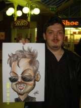 A Guy with a basic Head  Crazy Caricatures St Mary Street 