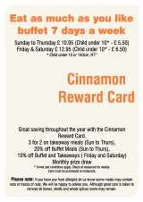 Pricelists of Cinnamon Bridgend