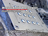 Wireless Keypad Replacement Garage Door Repair Boulder 1722 Arapahoe Avenue 