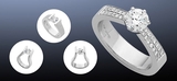 Profile Photos of Engagement Rings Melbourne