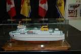 Ships model of the new Grand Manan Adventure. Harbour Tide Inn ~ Bed & Breakfast 725 Main Street 