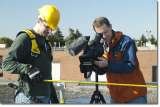 Videographer on-the-job creating training video for Simplified Safety.