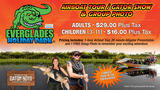 Pricelists of Everglades Holiday Park - Airboat Tours & Rides