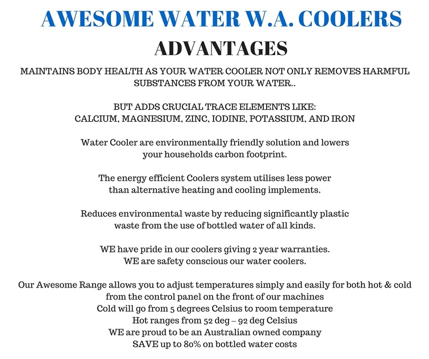  Pricelists of AWESOME WATER COOLERS REFILL & BOTTLELESS HOME OF OFFICE 17 TREASURE ROAD, SINGLETON - Photo 6 of 6