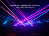 Concert tour stage laser light show rental production services by Tribal Existance Productions Worldwide