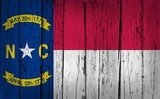 North Carolina State Flag Grunge Background
