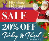 Pricelists of Highland Heritage Coach Tours