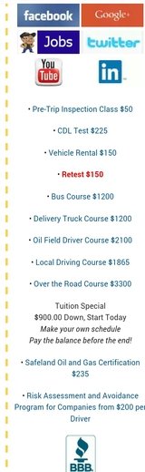 Pricelists of CDL College