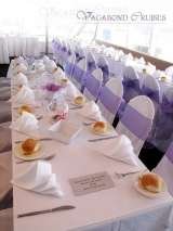 Purple wedding onboard MV Spirit