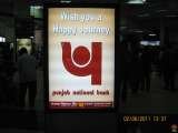 Punjab National Bank Scroller Airport Advertising