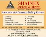 Shainex Packers and Movers Dwarka