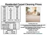 Pricelists of Angelo's Cleaning