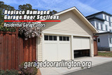 Replace Damaged Garage Door Sections