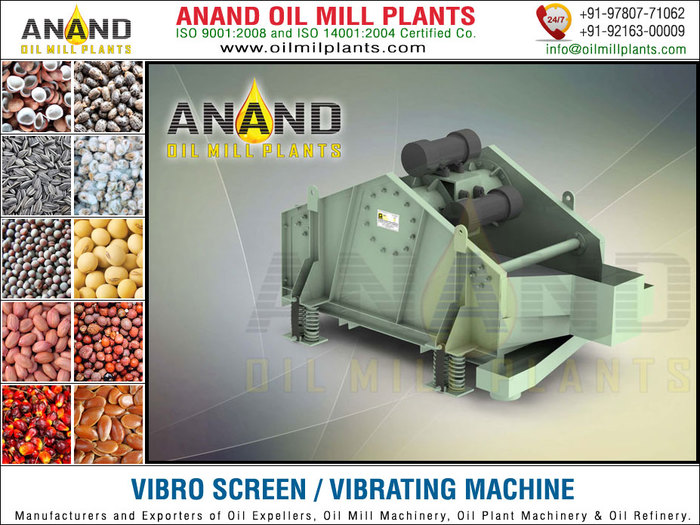 Vibro screen Manufacturers Exporters Distributors in India Punjab Ludhiana +91-92163-00009 http://www.oilmillplants.com<br />
 New Album of oil expeller machines, oil refinery plant, steam ibr boiler in India 677, Industrial Area- - Photo 25 of 25