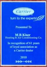  M. B. Kiser Heating & Air Conditioning Co. Inc. 1221 Round Table Drive 