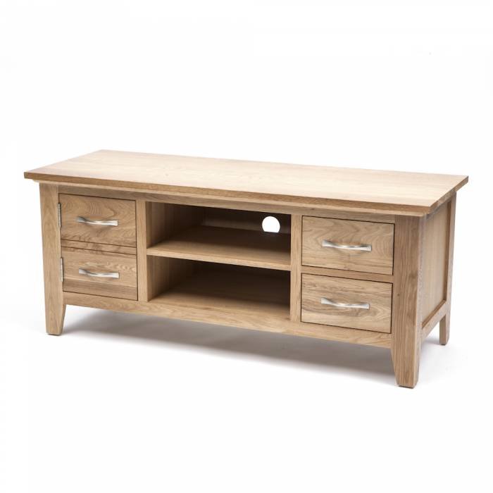 Solid Oak TV DVD Unit £254.99 - http://www.furnituretherapy.co.uk/collections/living-room-furniture/products/oak-tv-dvd-unit Quality Solid Oak Furniture of Furniture Therapy New Pond Road - Photo 7 of 11