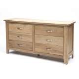 Solid Oak Chests of Drawers from £259.99 - http://www.furnituretherapy.co.uk/collections/solid-oak-bedroom-furniture/products/oak-6-drawer-chest-of-drawers, Furniture Therapy, Guildford