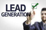 Business man pointing the text: Lead Generation 