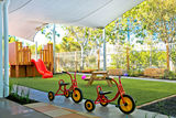 Petit early learning Caloundra West - Our outdoor play yard features a bike track and backs onto a beautiful water reserve Petit Early Learning Journey Caloundra 4 Lomond Crescent 