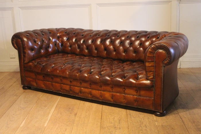  New Album of Antique Chesterfields UK - Chesterfields Sofas – Brown Leather Antique The Showroom, Market Square, - Photo 4 of 5
