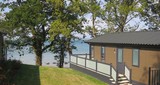 One of the lodge style cabins at Woodside - Isle of Wight