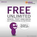 Unlimited 4G Talk, Text, and Data $49 month