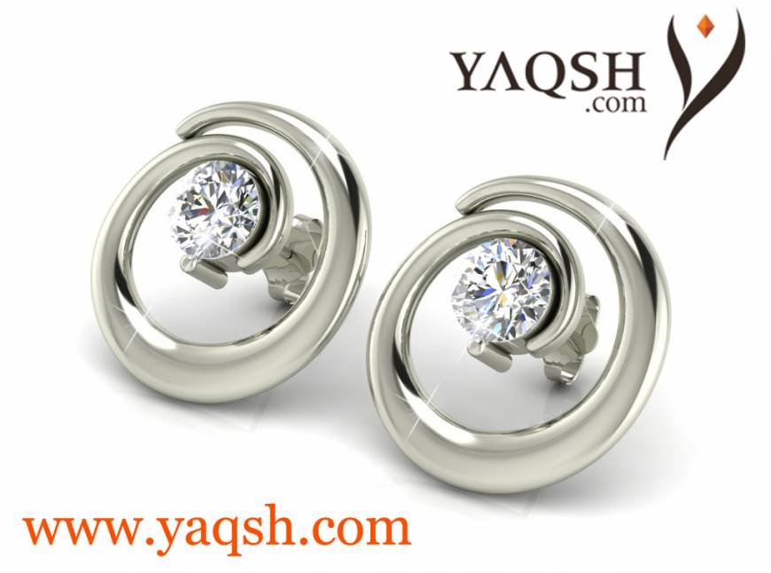  Pricelists of Diamond Earrings at Yaqsh Diamonds S 29/20, DLF Phase 2 Sector 24, - Photo 1 of 1