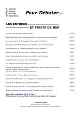 Pricelists of Le Laumiere