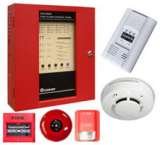 Building Fire Alarm Siren, Detector and manual button systems.