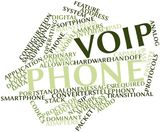 16413806 - abstract word cloud for voip phone with related tags and terms