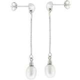 Pearl drop earrings D & P Enterprises Roselle 