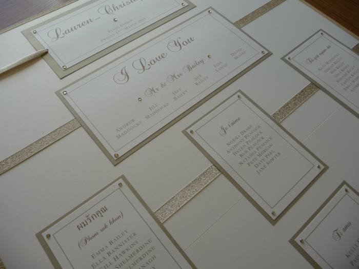 Ivory & Gold Table Plan Profile Photos of I Do designs Ltd 61 Nursery Road - Photo 40 of 40