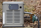 A home backup generator for use during power outages.