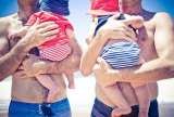 Dads and Babes in our Baby Swim Nappy