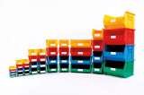 Linbin containers, colour linbins Storage Design Limited Primrose Hill 