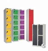 probe lockers available with black doors and black carcase Storage Design Limited Primrose Hill 
