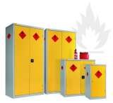 Yellow hazardous storage cabinets Storage Design Limited Primrose Hill 