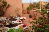 sunchairs on roof top Riad Saba 2 Derb Cherkaoui 