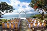 Cliff top private villa wedding ceremony Bali Villa Weddings & Events Bali Bridal Boutique, Jalan Bypass Ngurah Rai 103 