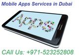 The word Apps spelled in app tile icons on a  modern black smart phone, Mobile Apps Development Services in Dubai, UAE, Dubai