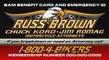 Profile Photos of Russ Brown Motorcycle Attorneys