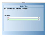 A Quick Poll Showing 94% of Businesses Don’t Have a Referral System No More Cold Calling, LLC 336 Bon Air Center #399 