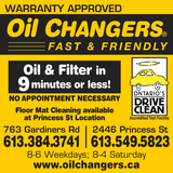 Best Tire Rotation Services - Oil Changers Plus, Ottawa